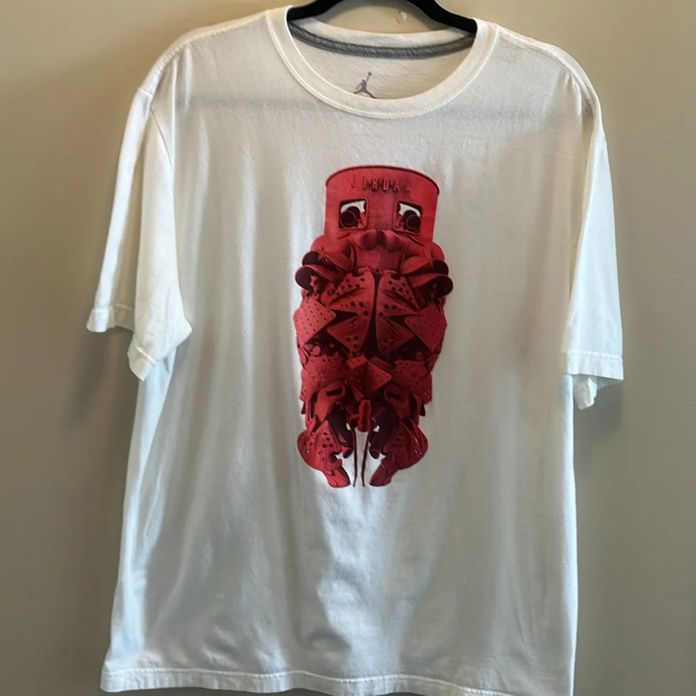 Rare Jordan T-Shirt with Animated Jordan Character - Picture 3 of 7
